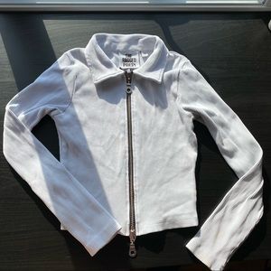 The ragged priest white ribbed long sleeve